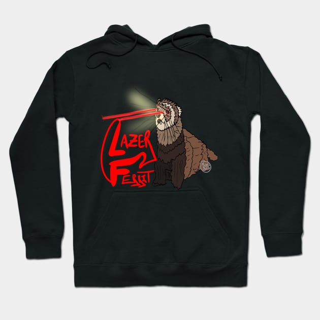 Lazer Ferret Hoodie by Materiaboitv